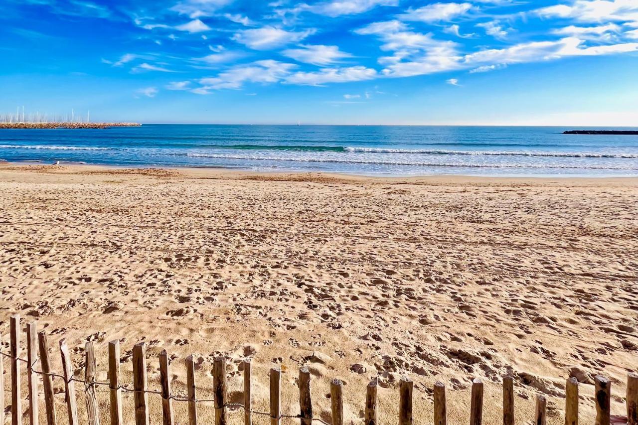 Le Sunlight - T2 Bord De Mer, Parking Palavas-les-Flots Bagian luar foto